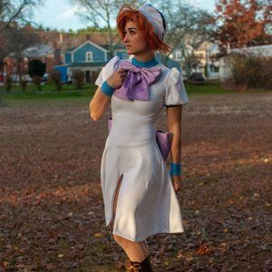 Rena Ryuugu White Dress Higurashi When They Cry Handmade Cosplay Costume